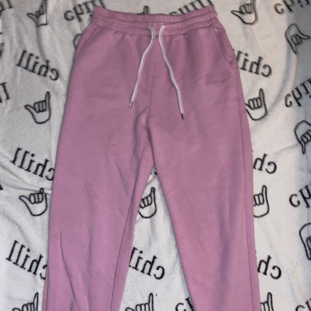 Pink Forever 21 Joggers